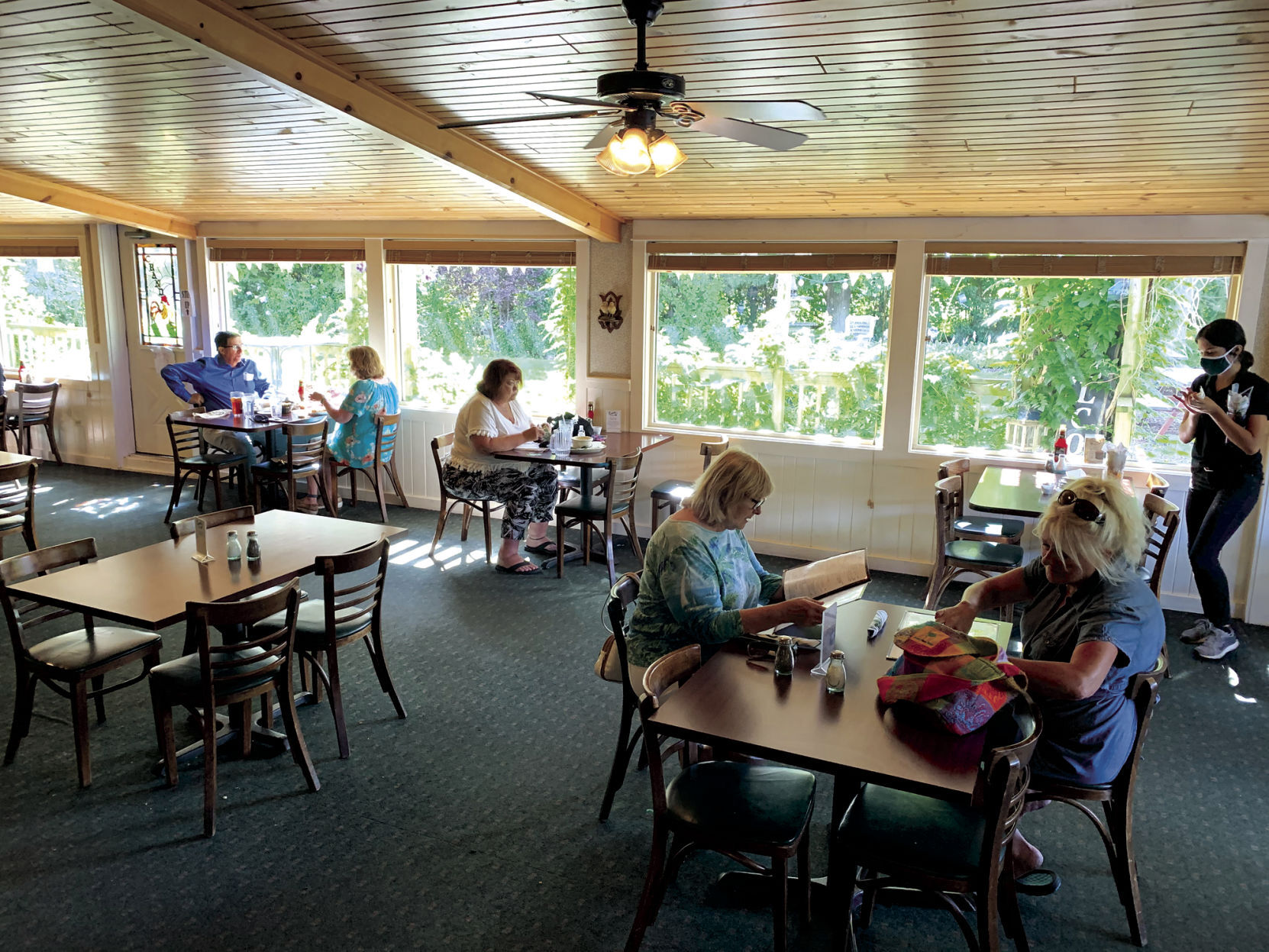 The dining room